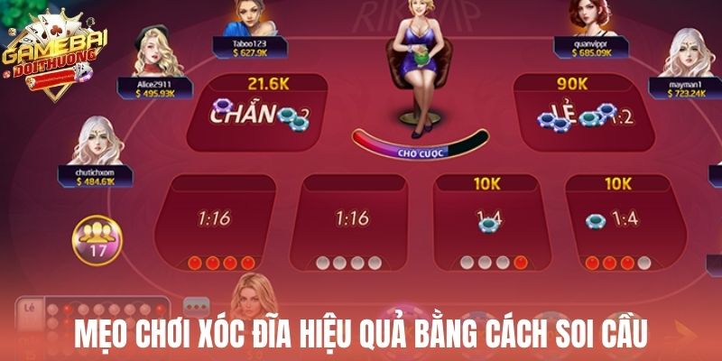 Mẹo chơi xóc đĩa hiệu quả bằng cách soi cầu