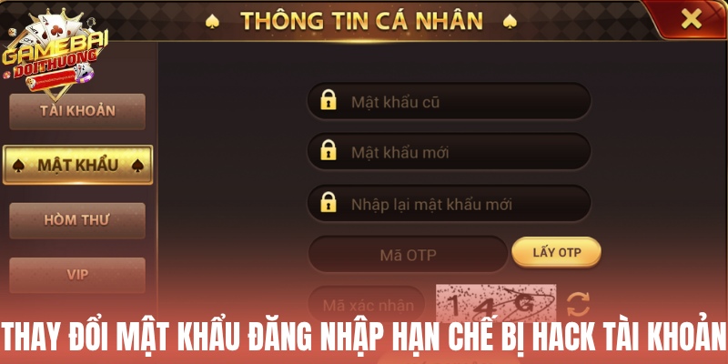Thay đổi mật khẩu tránh rủi ro hack tài khoản