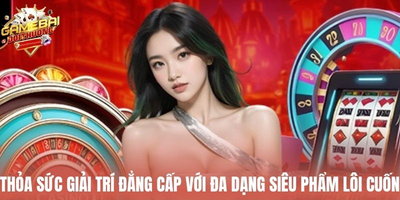 Thỏa sức giải trí đẳng cấp với đa dạng siêu phẩm lôi cuốn